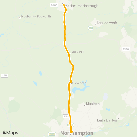 Stagecoach Midlands Haymarket Bus Station - The Square map