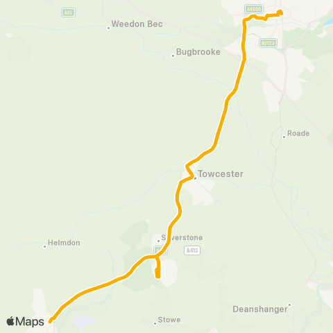 Stagecoach Midlands Northampton Bus Interchange - Northampton Rd map