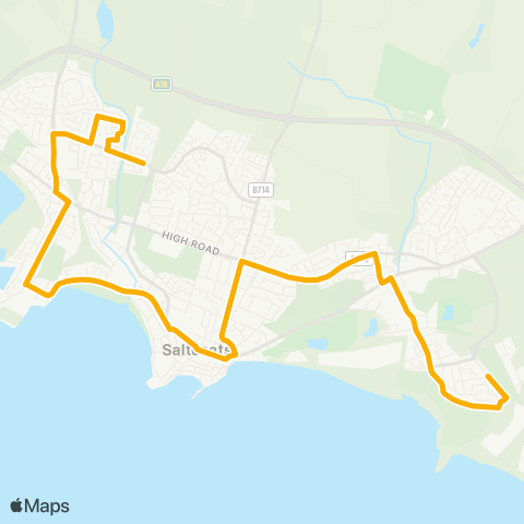 Stagecoach West Scotland Sommerville Drive - Whitlees Court map