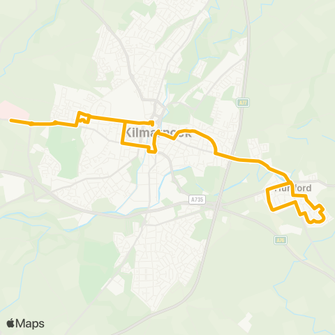 Stagecoach West Scotland Kilmarnock Bus Sta - Kilmarnock Bus Sta map
