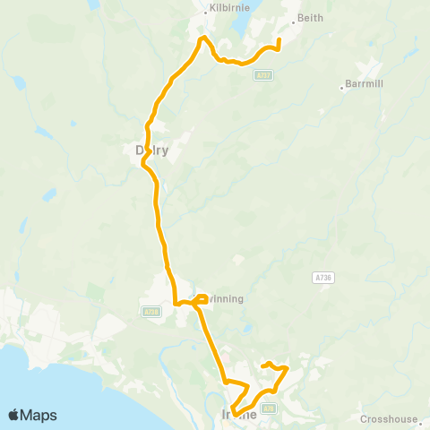 Stagecoach West Scotland Milton Quadrant - Grahamfield Place map