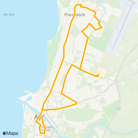 Stagecoach West Scotland Fullarton Street - Fullarton Street map