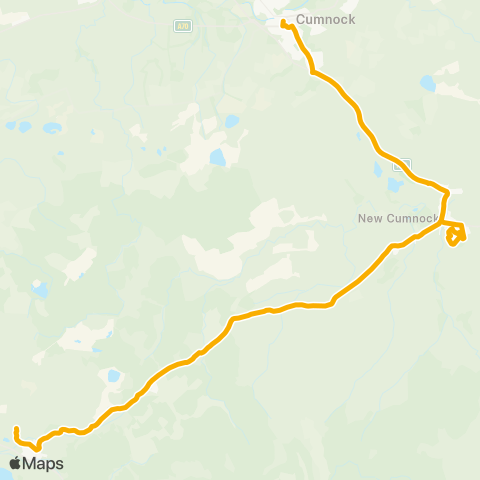 Stagecoach West Scotland Cumnock Bus Station - Glenmount map