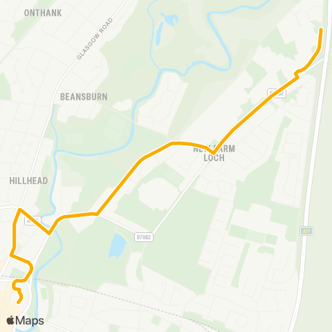 Stagecoach West Scotland Kilmarnock Bus Station - Niven Place map