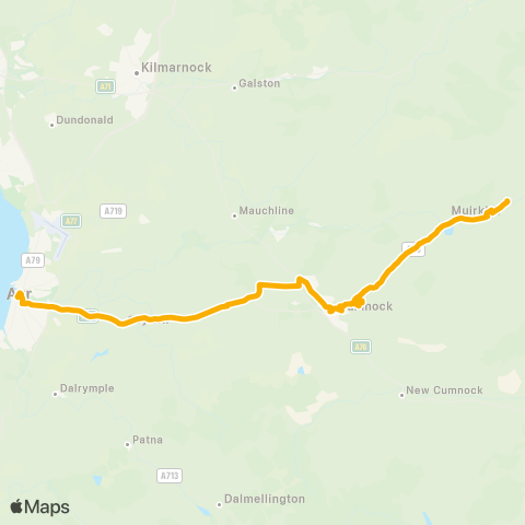 Stagecoach West Scotland Ayr Bus Station - Bridge Street map