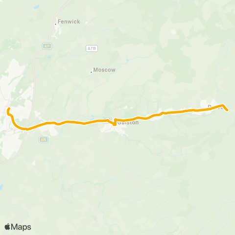 Stagecoach West Scotland Kilmarnock Bus Station - Loudon Avenue map