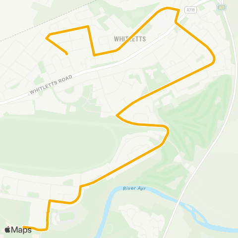 Stagecoach West Scotland Craigie House - Mclean Street map