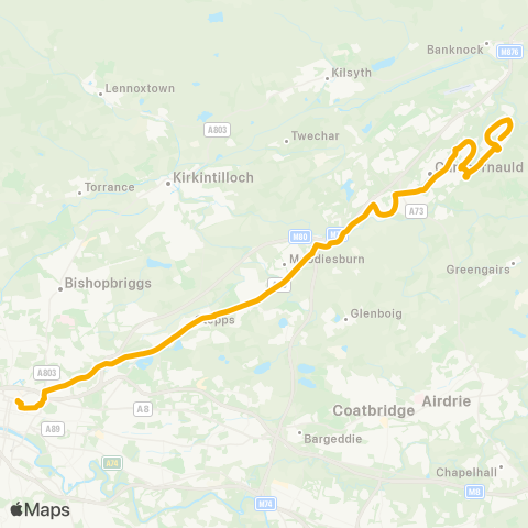 Stagecoach West Scotland Buchanan Bus Station - Oak Road map
