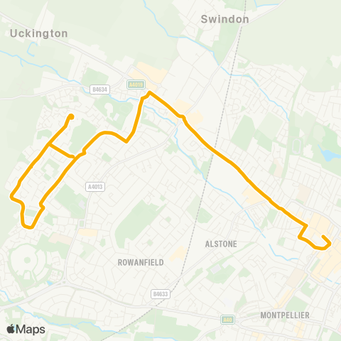 Stagecoach West  map