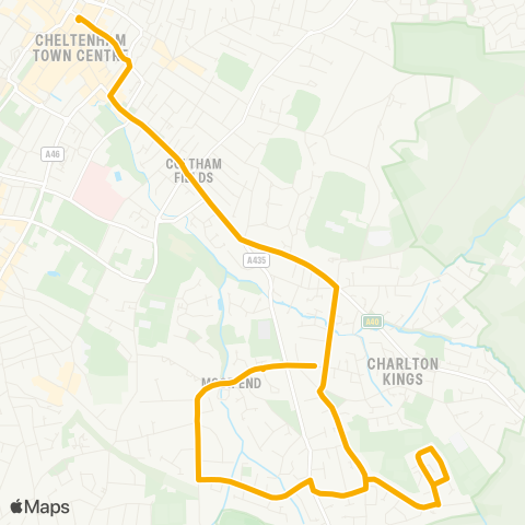 Stagecoach West  map