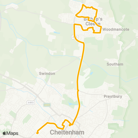Stagecoach West  map