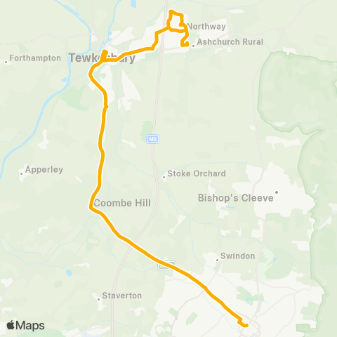 Stagecoach West  map