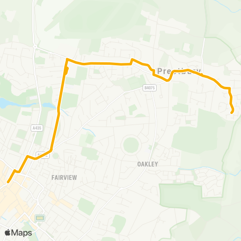 Stagecoach West  map