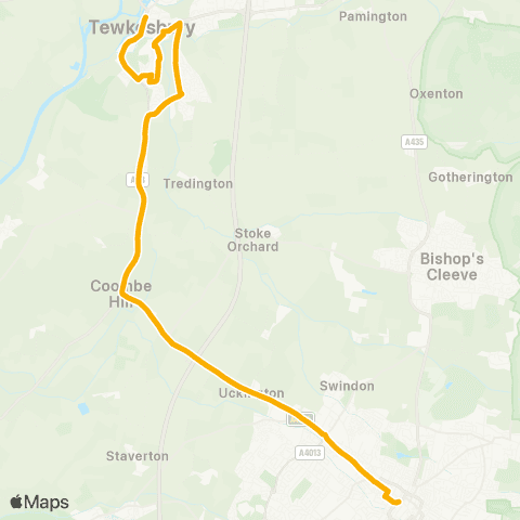 Stagecoach West Clarence Street - Boots map