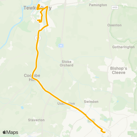 Stagecoach West  map