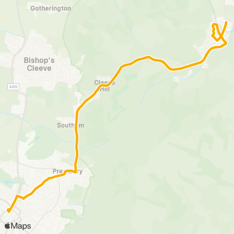 Stagecoach West  map