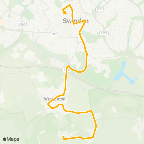Stagecoach West  map