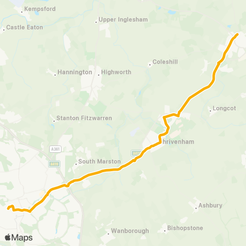 Stagecoach West  map