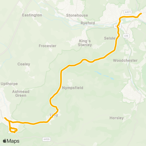 Stagecoach West  map