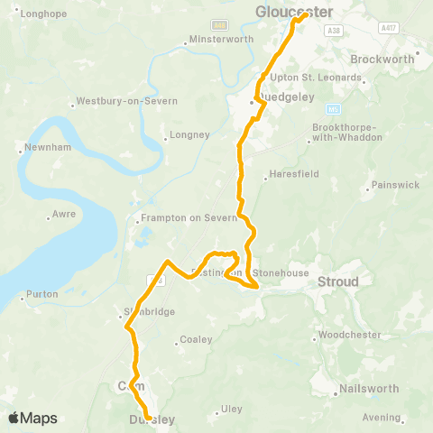 Stagecoach West Sainsbury's - Transport Hub Arrival map