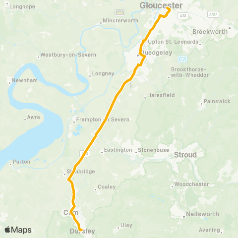 Stagecoach West Sainsbury's - Transport Hub Arrival map