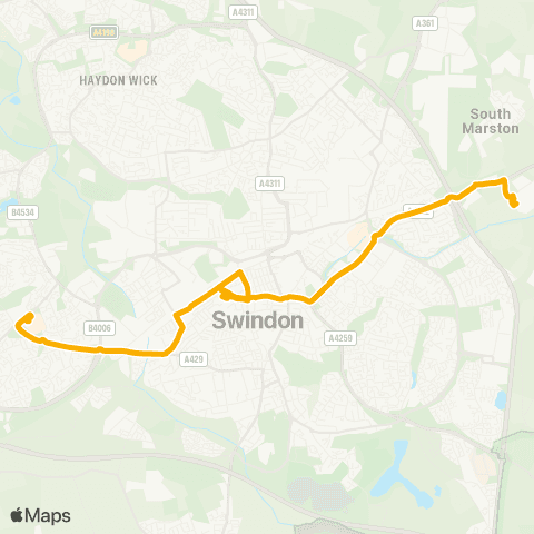 Stagecoach West Link Centre - Symmetry Park map