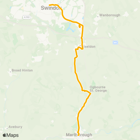 Stagecoach West  map