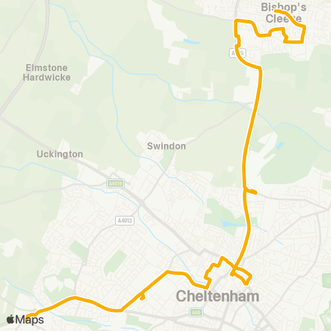 Stagecoach West  map