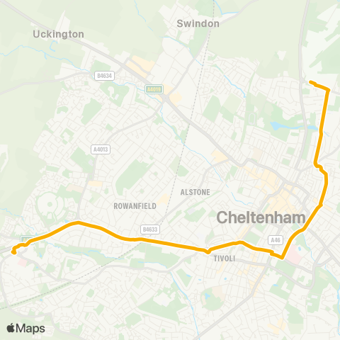Stagecoach West  map