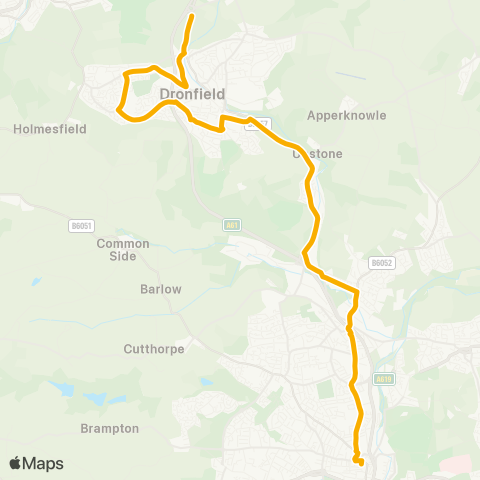 Stagecoach Yorkshire New Beetwell Street - Flat Street / Fs3 map