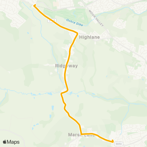 Stagecoach Yorkshire  map