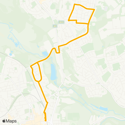 Stagecoach Yorkshire Barnsley Interchange / A8 - Barnsley Interchange / A8 map