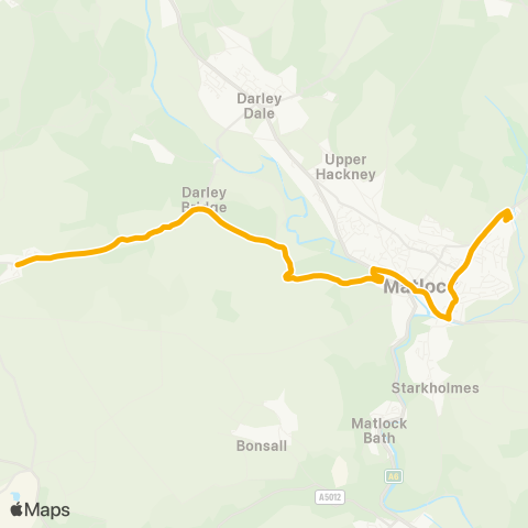 Stagecoach Yorkshire Hall - Highfields Upper School map