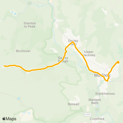 Stagecoach Yorkshire Duke of York - Highfields Upper School map