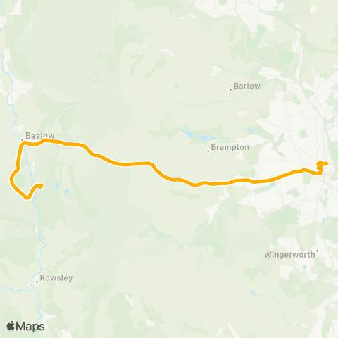 Stagecoach Yorkshire Chatsworth House - Chatsworth House map