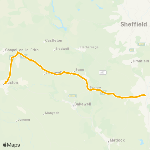 Stagecoach Yorkshire Sylvan Park - New Beetwell Street map