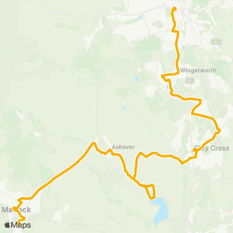 Stagecoach Yorkshire Bakewell Rd Bus Sta - New Beetwell St map