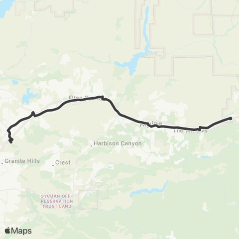MTS East County Square - Viejas map