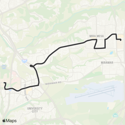 MTS UTC - Miramar College map
