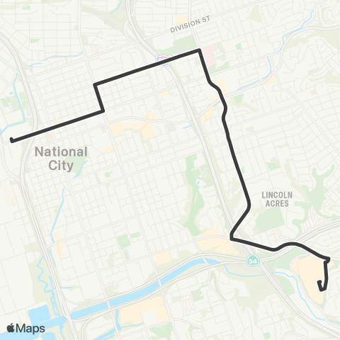 MTS 8th St TC - Plaza Bonita map