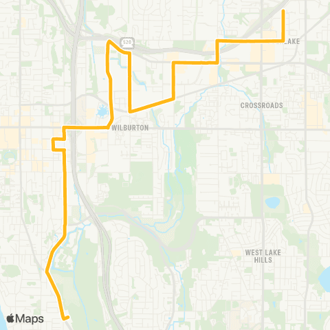 Sound Transit 2 Line Shuttle Bus map
