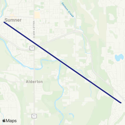 Sound Transit Sumner / Bonney Lake map
