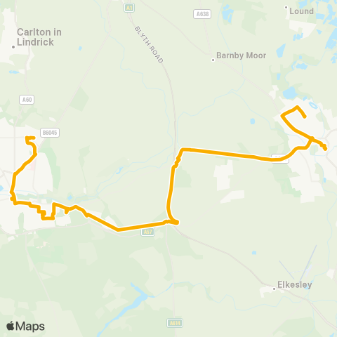 Stagecoach East Midlands  map