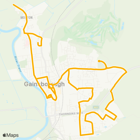 Stagecoach East Midlands  map