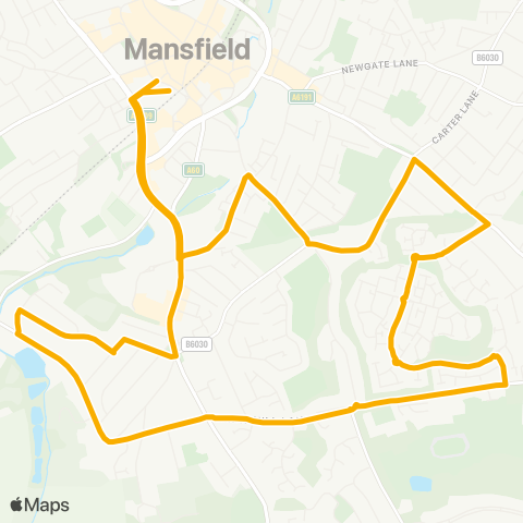 Stagecoach East Midlands  map