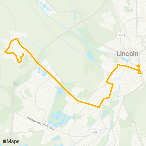 Stagecoach East Midlands  map