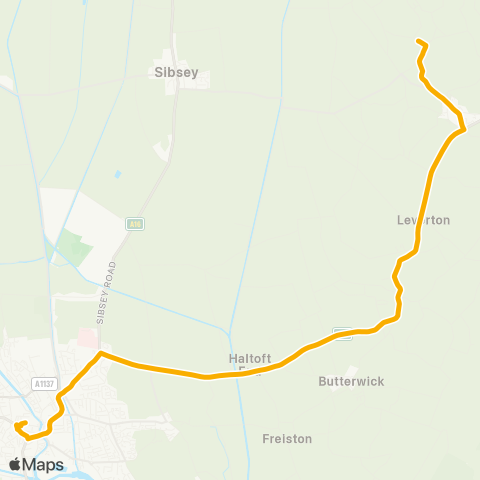 Stagecoach East Midlands  map