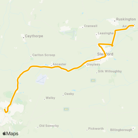 Stagecoach East Midlands  map