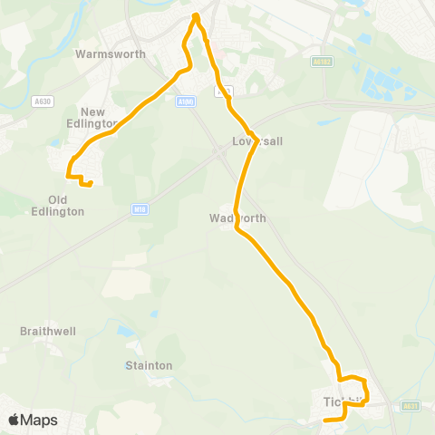 Stagecoach East Midlands  map
