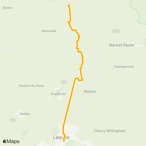 Stagecoach East Midlands  map